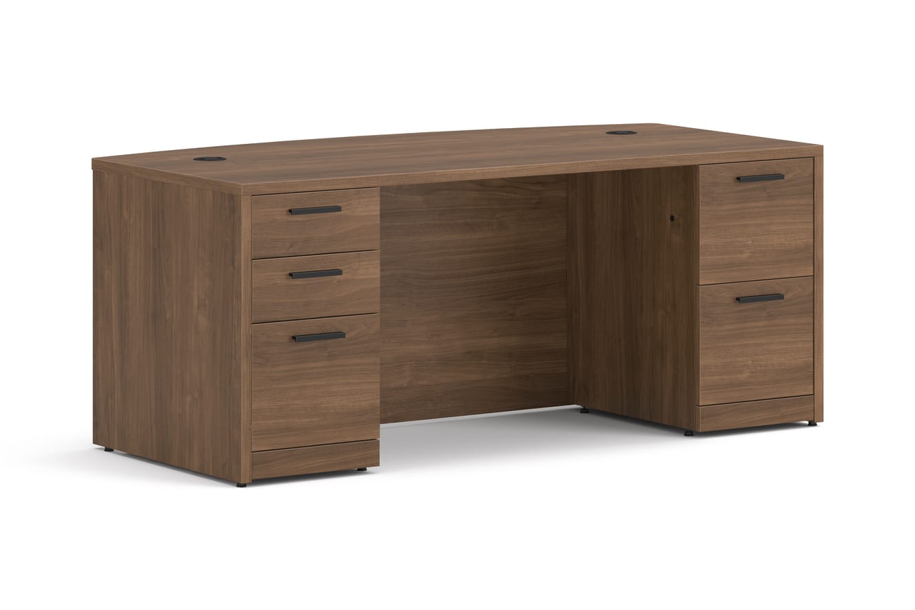 10500 Series Double Pedestal Desk in  Laminate.