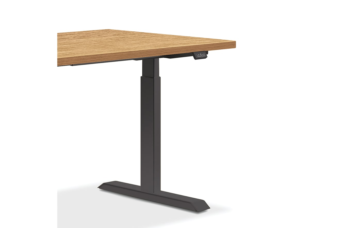 Coordinate height-adjustable base in Black