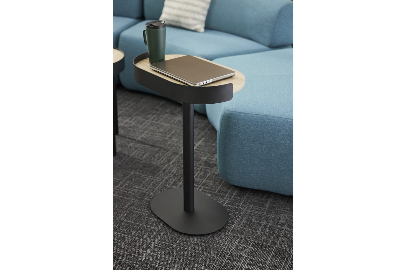 SoCo Modular Lounge with Sculpt Personal Table.