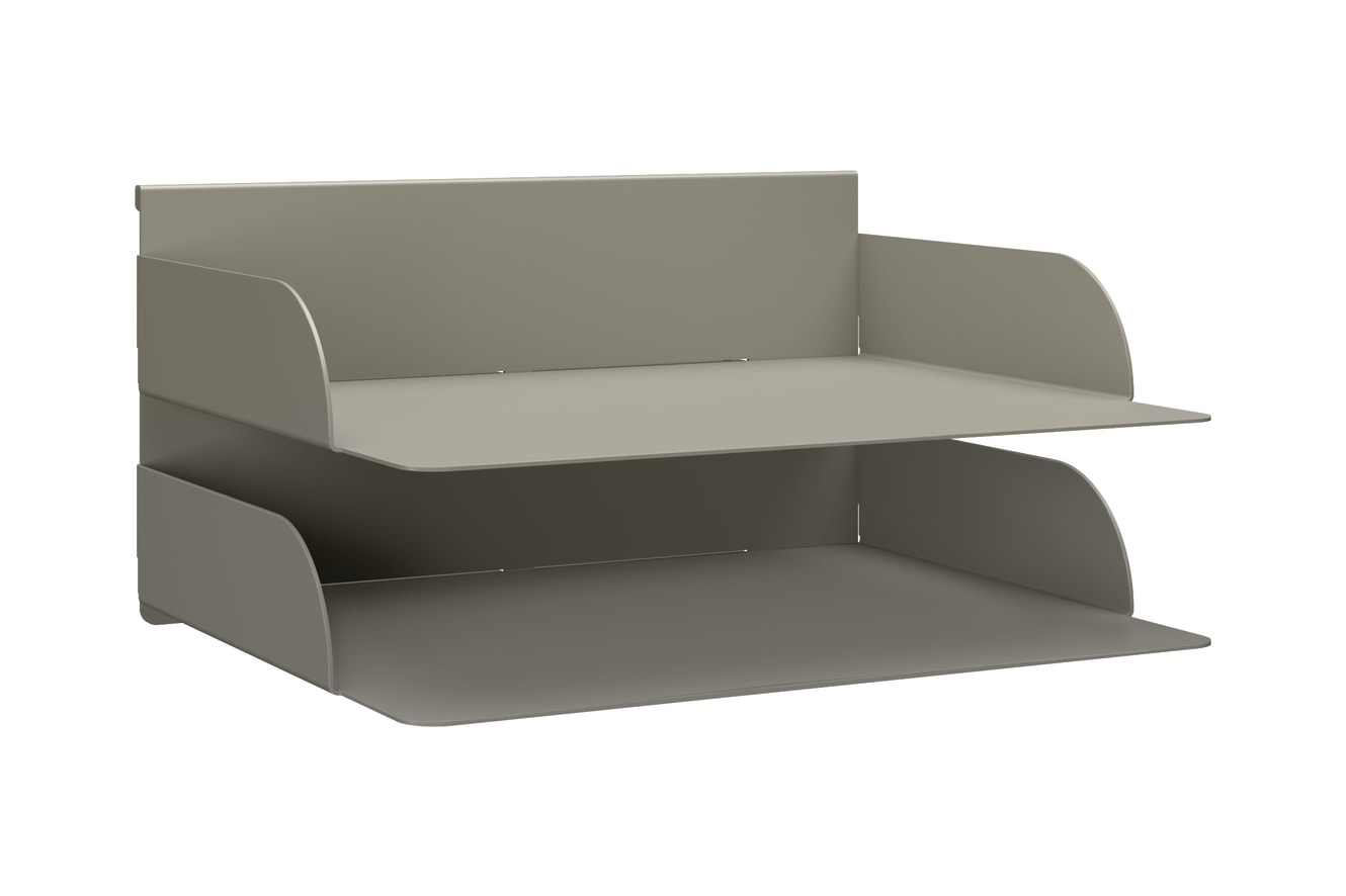 Gallery Panel Double Rail-Mounted Paper Tray