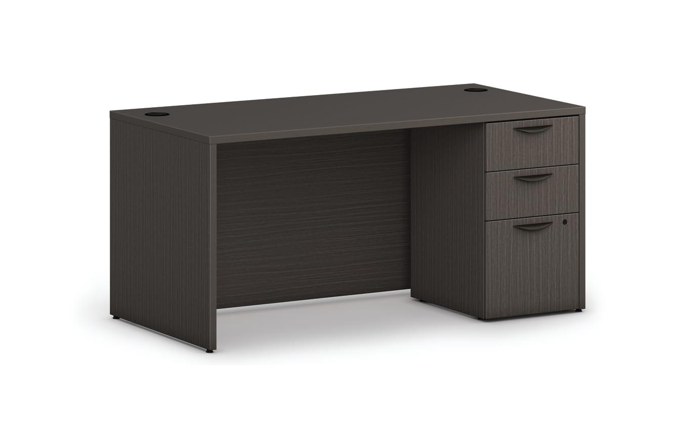 Mod  Desk with Box/Box/ File Pedestal
