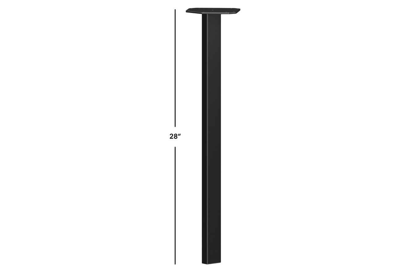 Coze post legs in Black