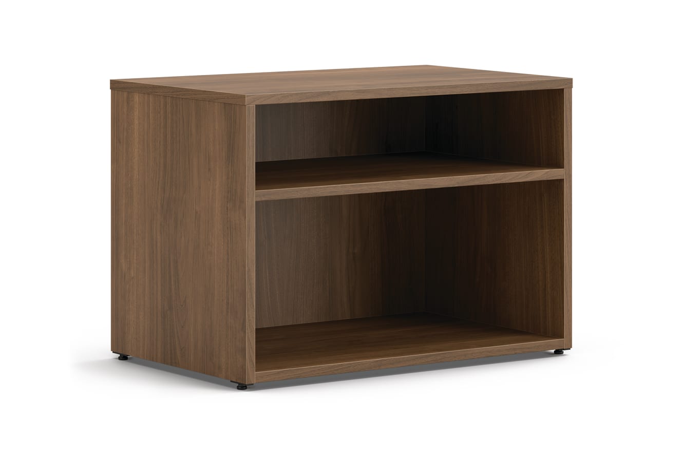 Low Credenza, Open, Footed