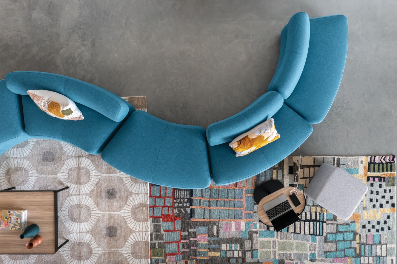 SoCo with Sculpt tables and Flock seating