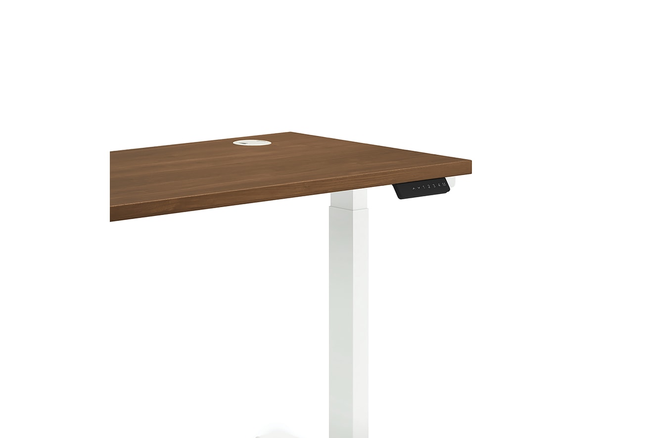 Coordinate height-adjustable base in White