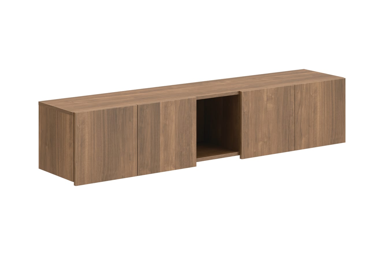 Overhead Cabinet with 4 Doors/Cubbies