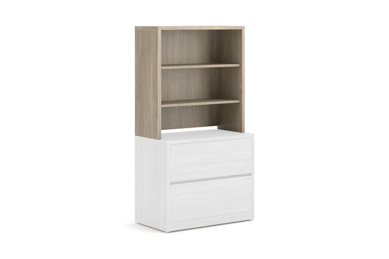 10500 Series bookcase hutch