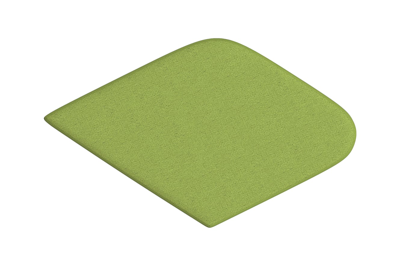 Top view of Tangram right angled end.