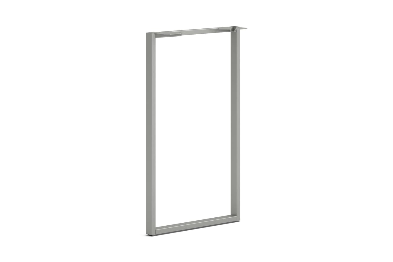 Standing-Height O-Leg Support for Worksurfaces