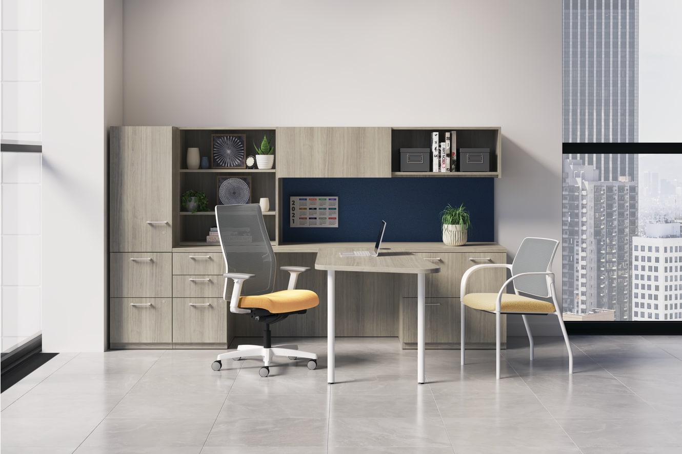 Concinnity Desking with Ignition Seating.