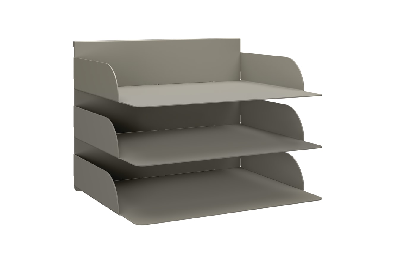Gallery Panel Triple Rail-Mounted Paper Tray