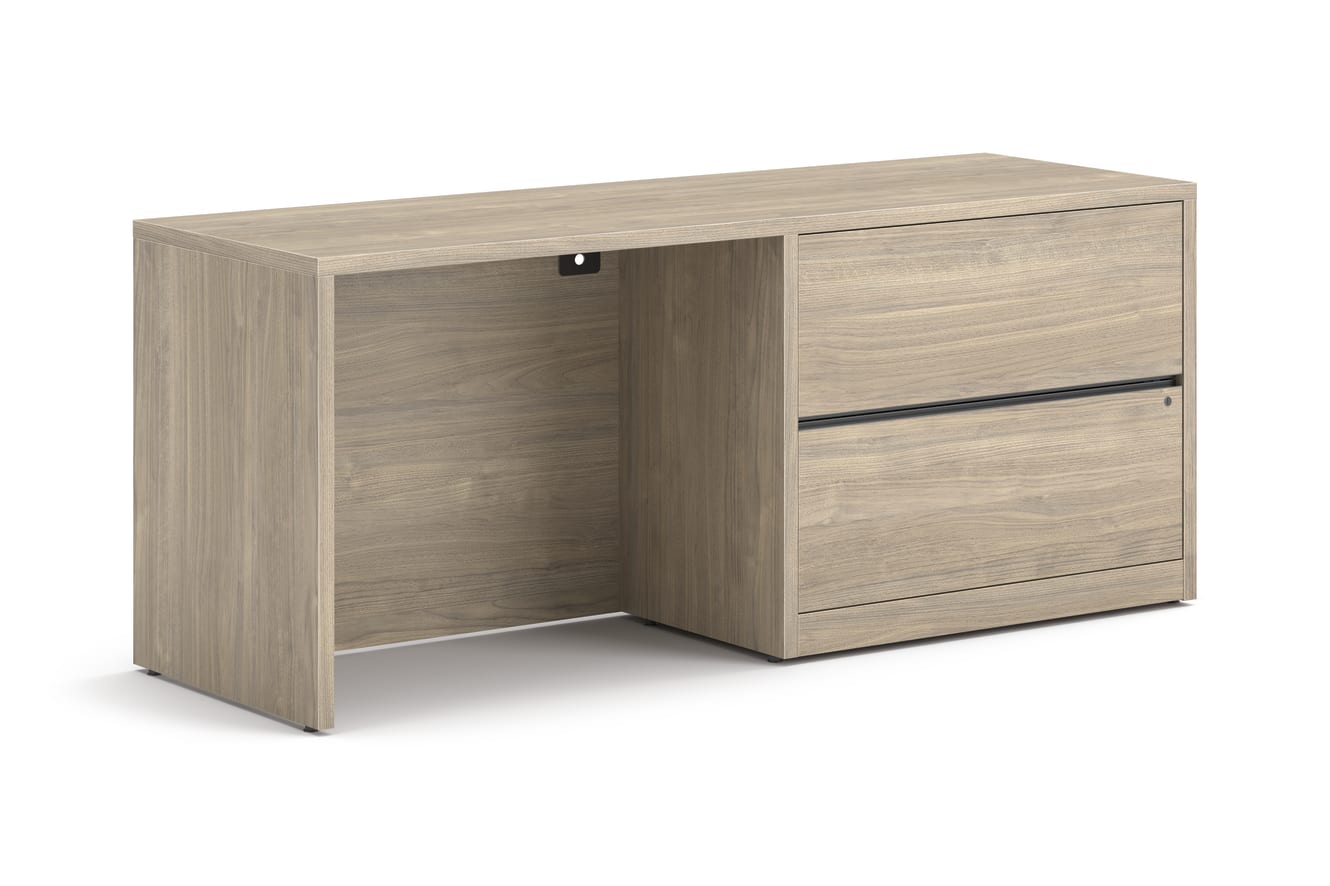 10500 Series credenza with lateral file
