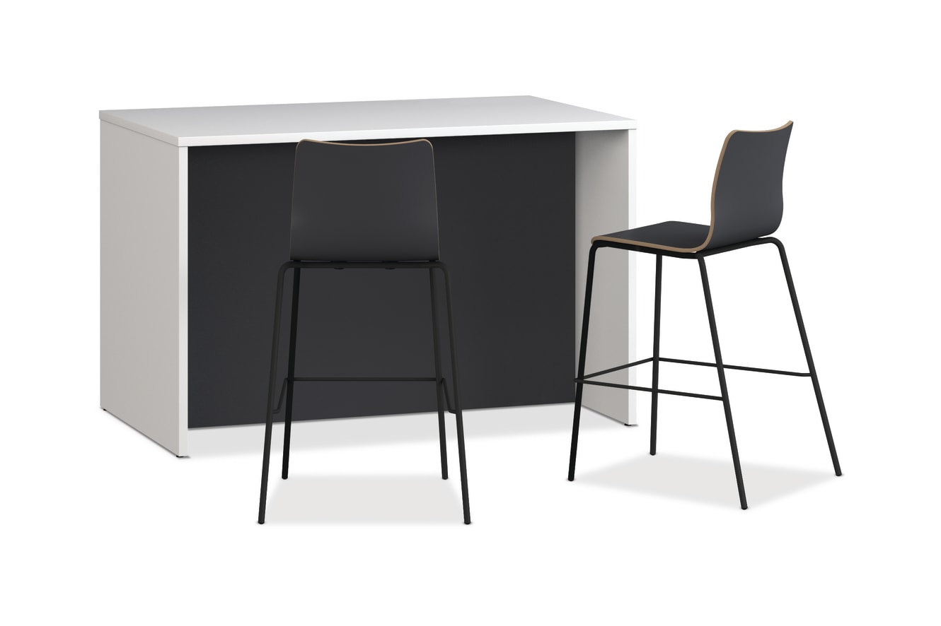 Ruck Stools with Storage Islands and Flagship Modular Storage