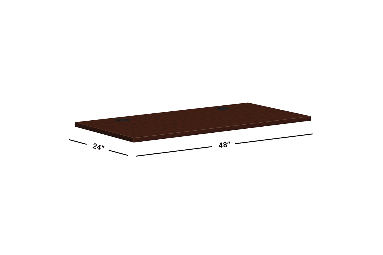 Mod worksurface in LTM1 Traditional Mahogany