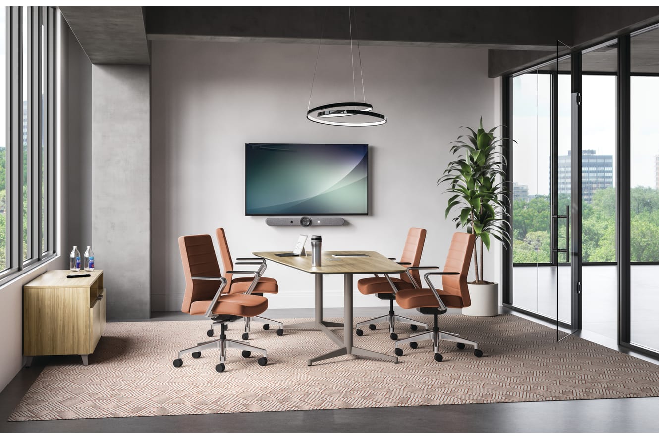 Preside Conference Table with Cofi Exectuive Chairs.
