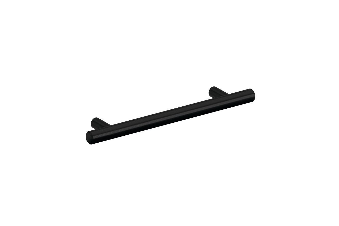 HON desks cylinder pull in black.