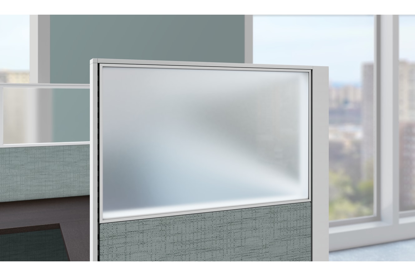 Accelerate frosted glass