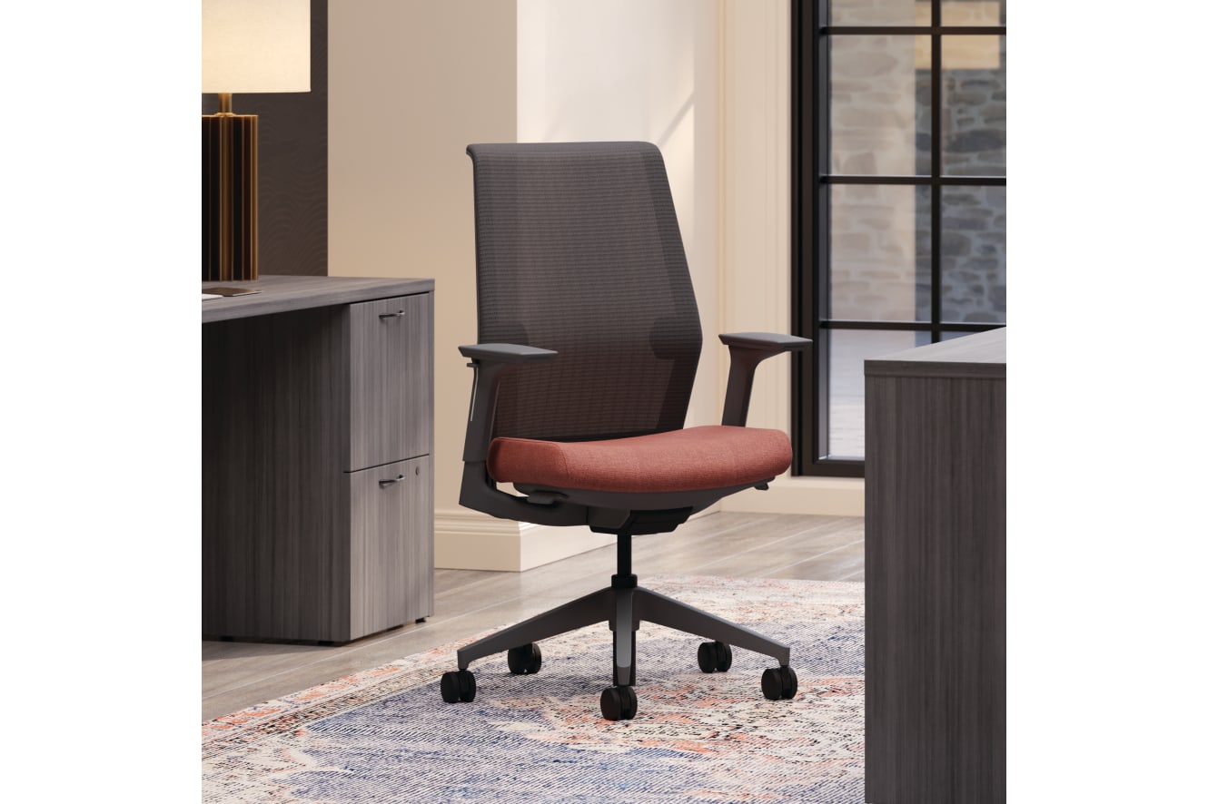 Mod desk with Cipher Seating