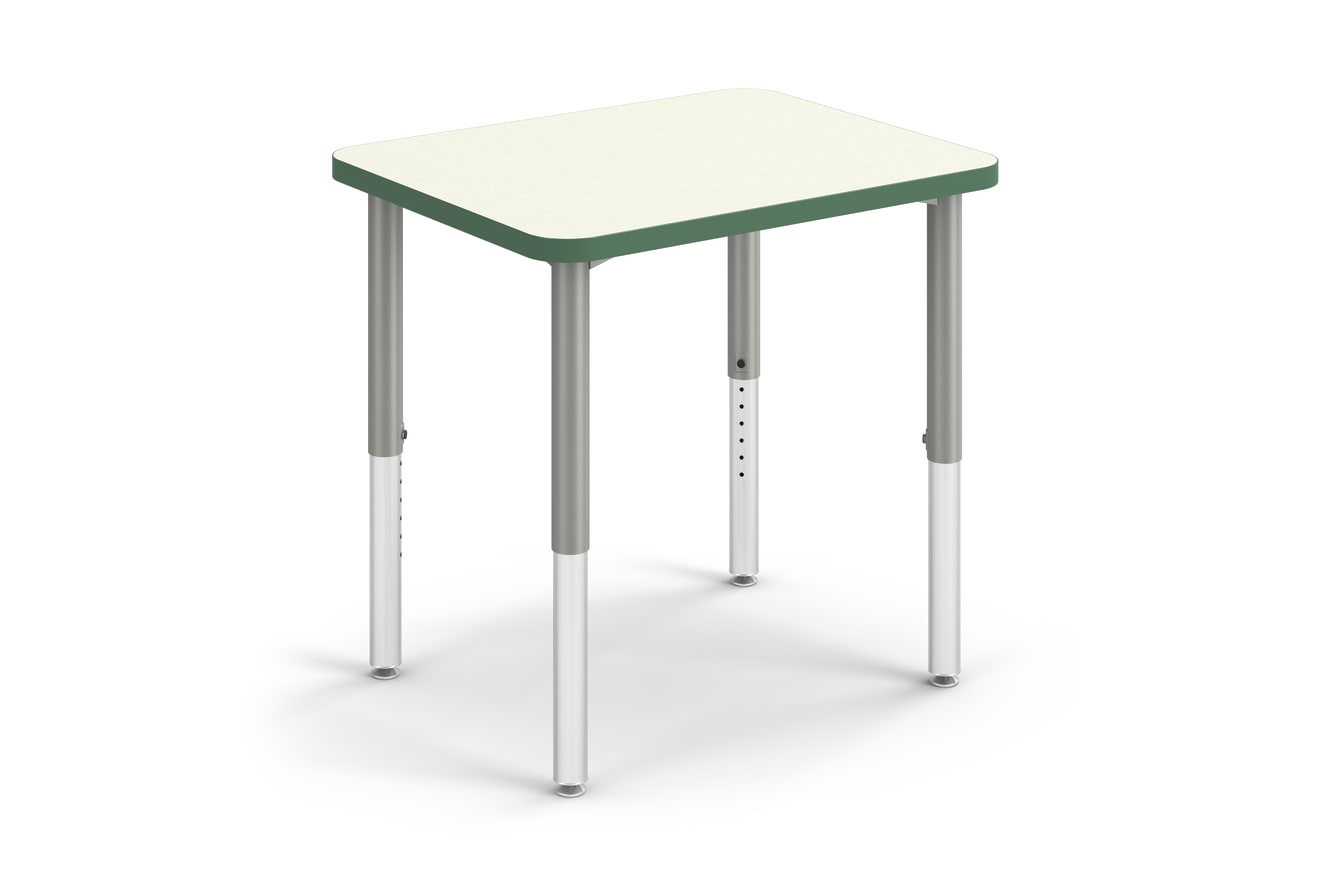 Build Rectangle Desk with  Fern Edge