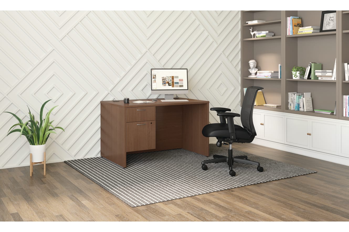 Mod desk with Convergence seating