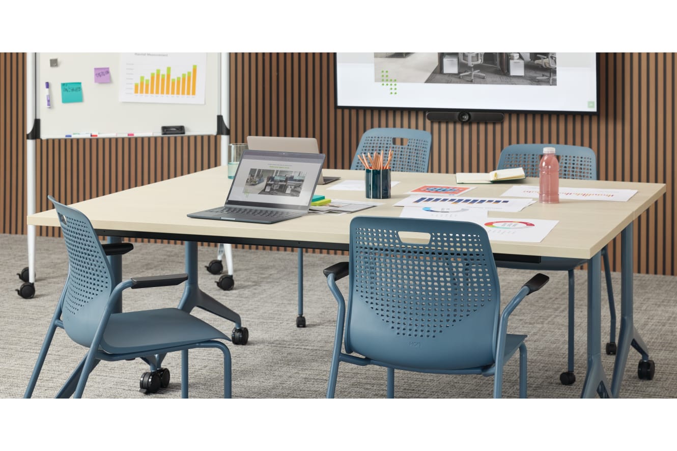 Etch Chairs with Motivate Tables