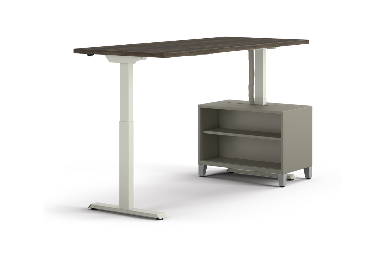 Contain Integrated HAT Open Shelf Credenza
