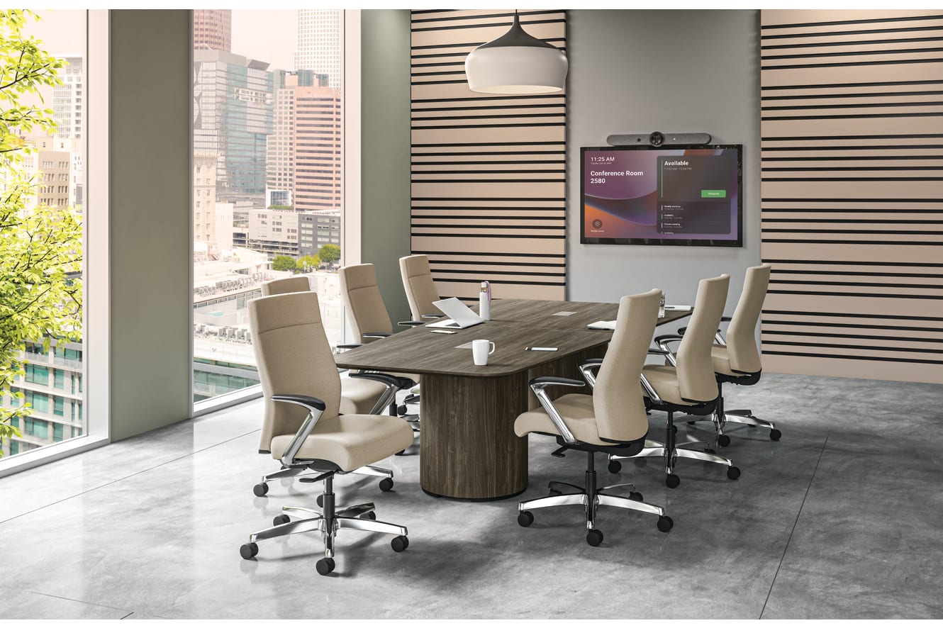 Preside Conference Table with Ignition 2.0 Task Seating. 