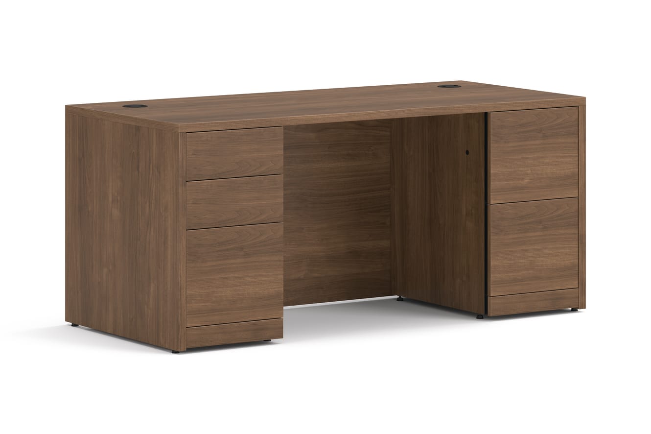 10500 Series Double Pedestal Desk in  Laminate.
