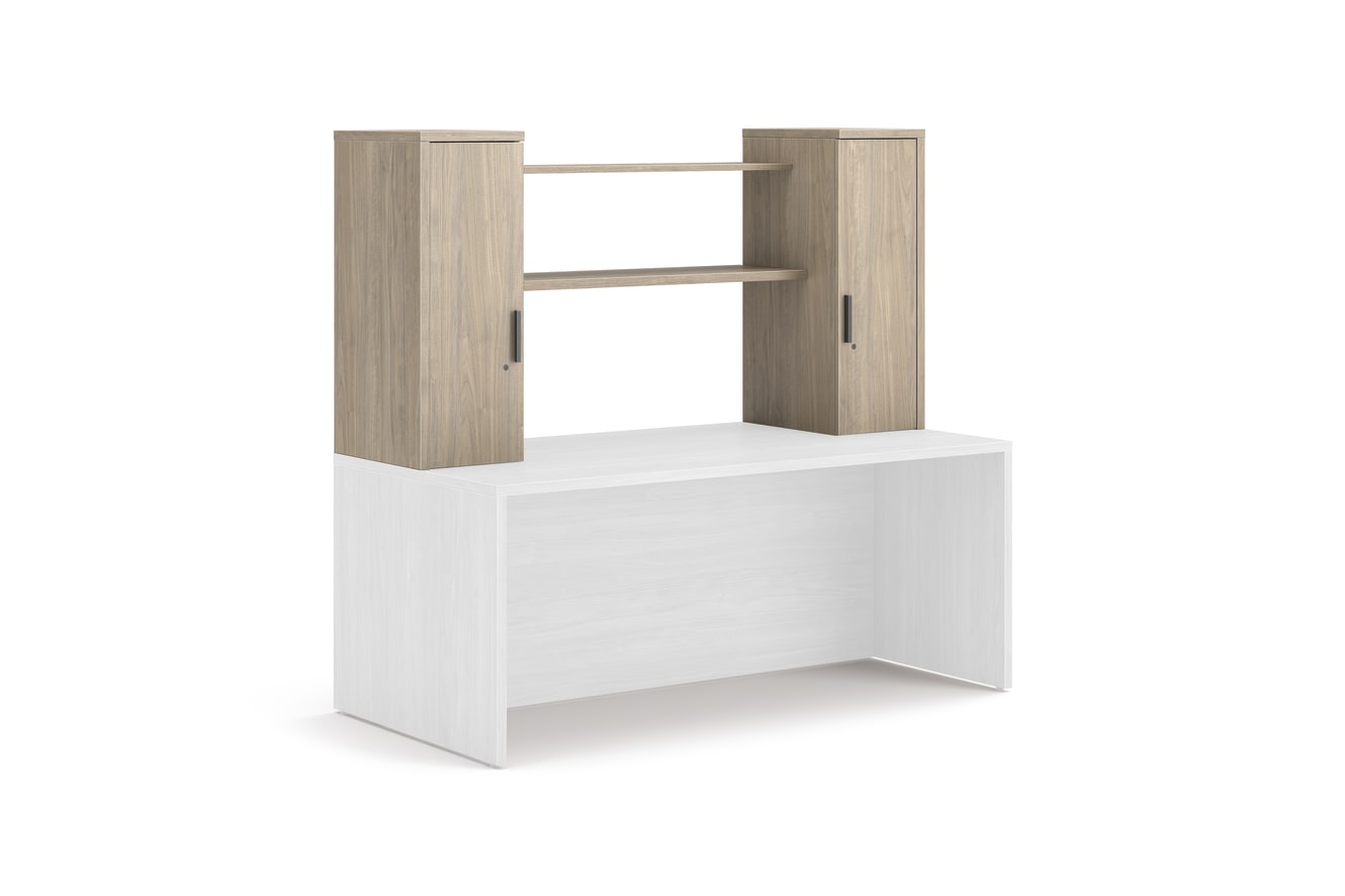 10500 Series stack-on cabinets with open shelves