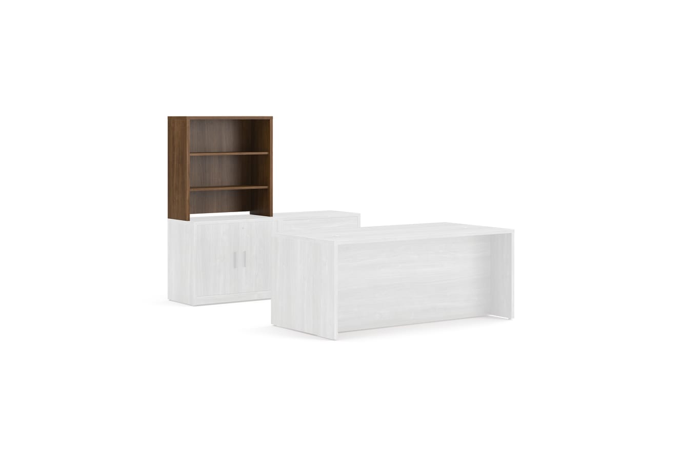 10500 Series bookcase hutch