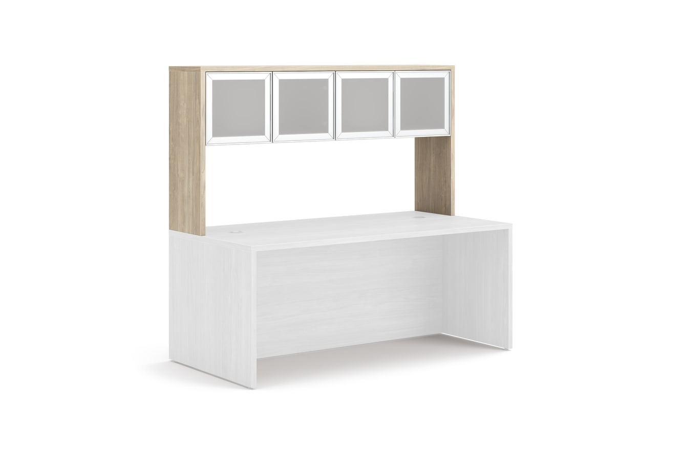 10500 Series stack-on storage with frosted doors