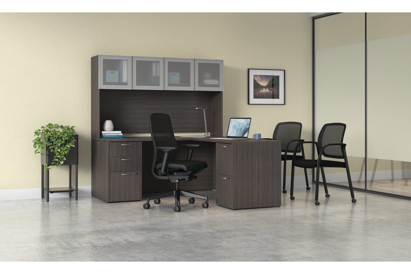 Mod desk with Nucleus task seating and Ignition guest seating.