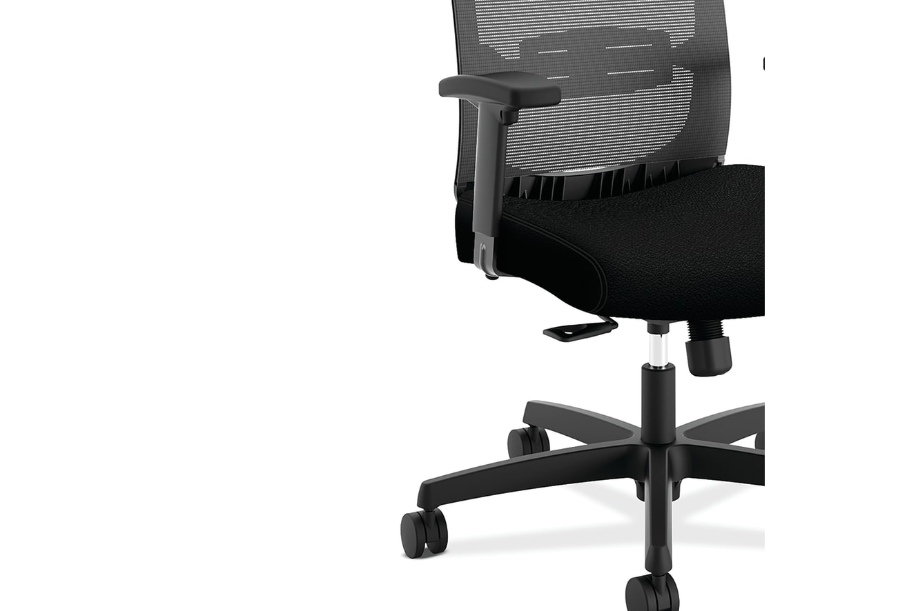 Convergence chair in Black with Black frame