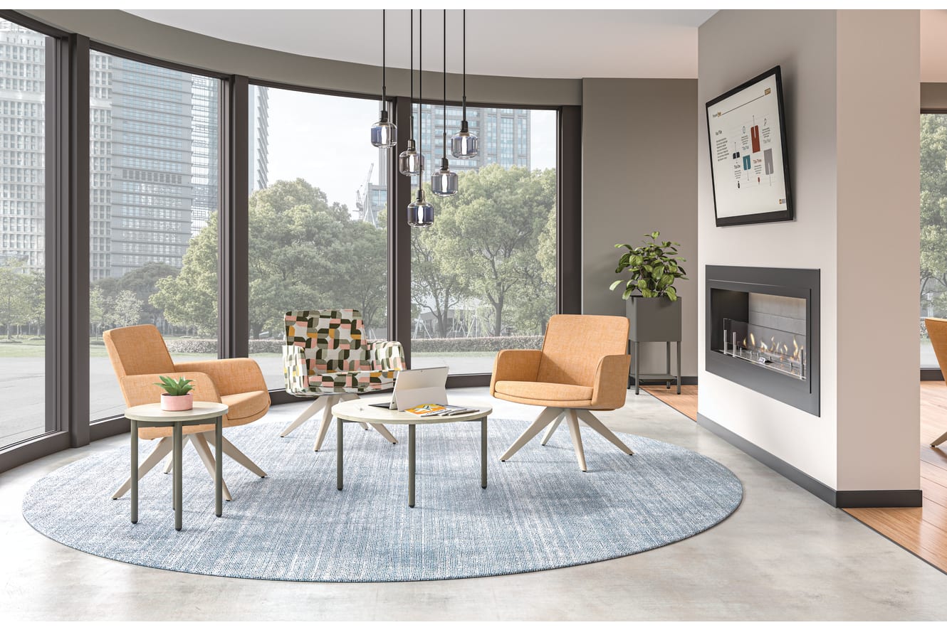 Mav seating with Sculpt Tables.