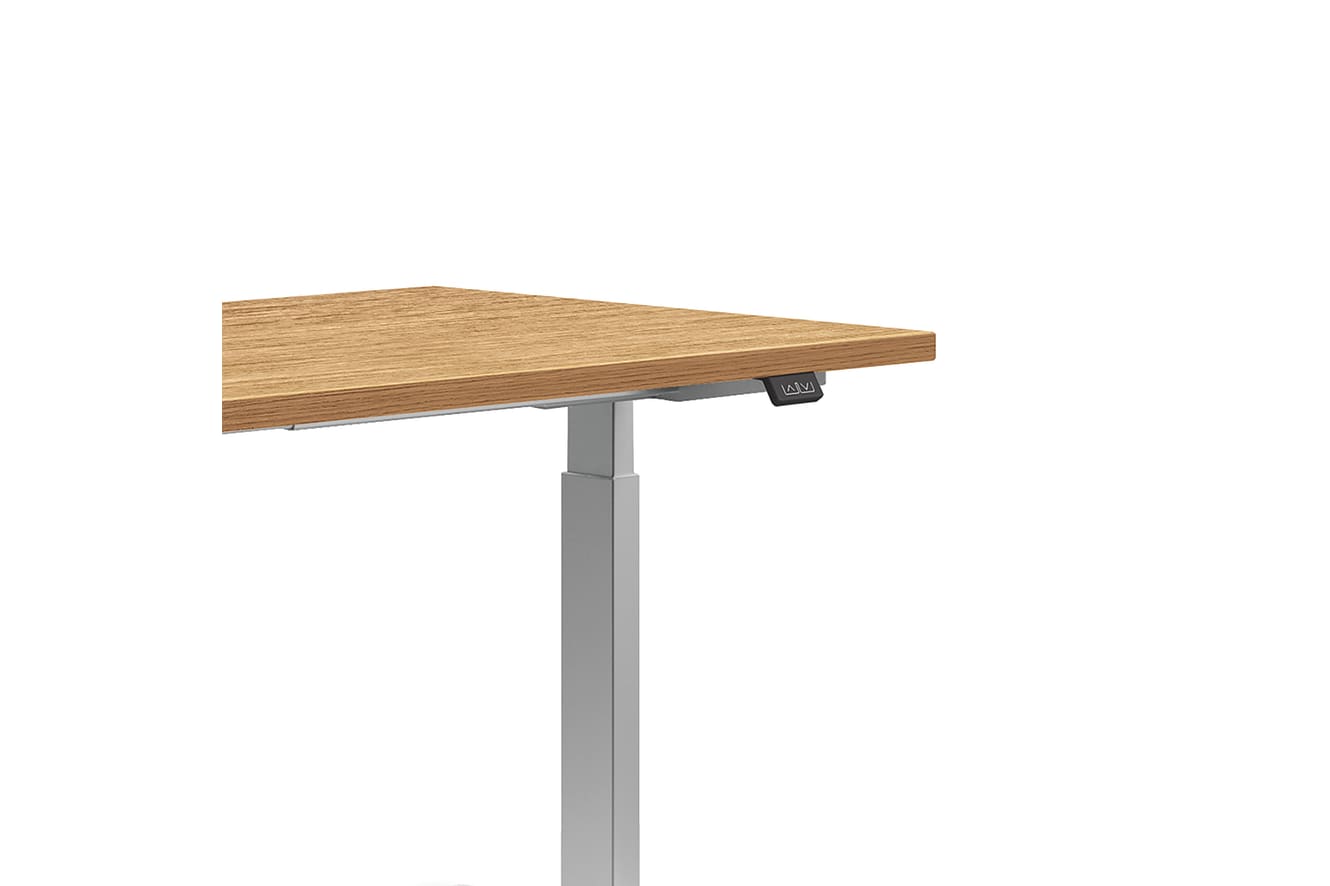 Coordinate height-adjustable base in Nickel