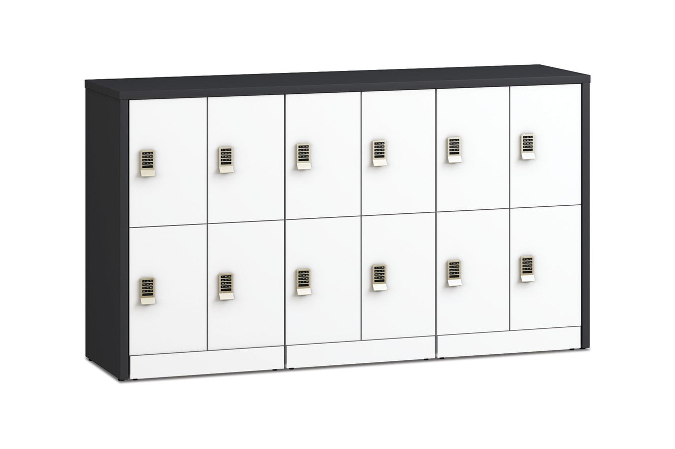 Contain Lockers with Storage Islands