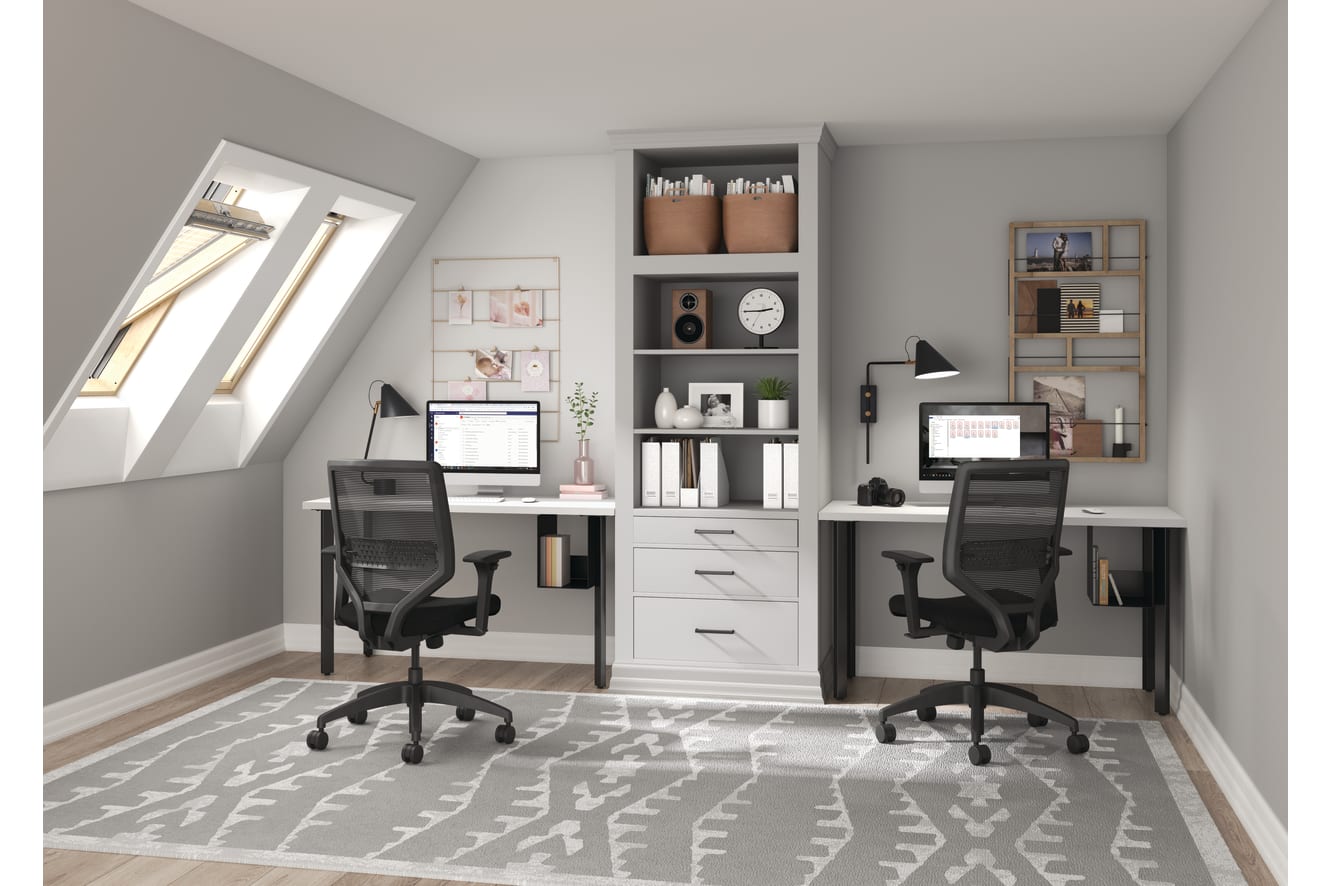 Solve Task Chair with Coze Table Desk with U-Storage.