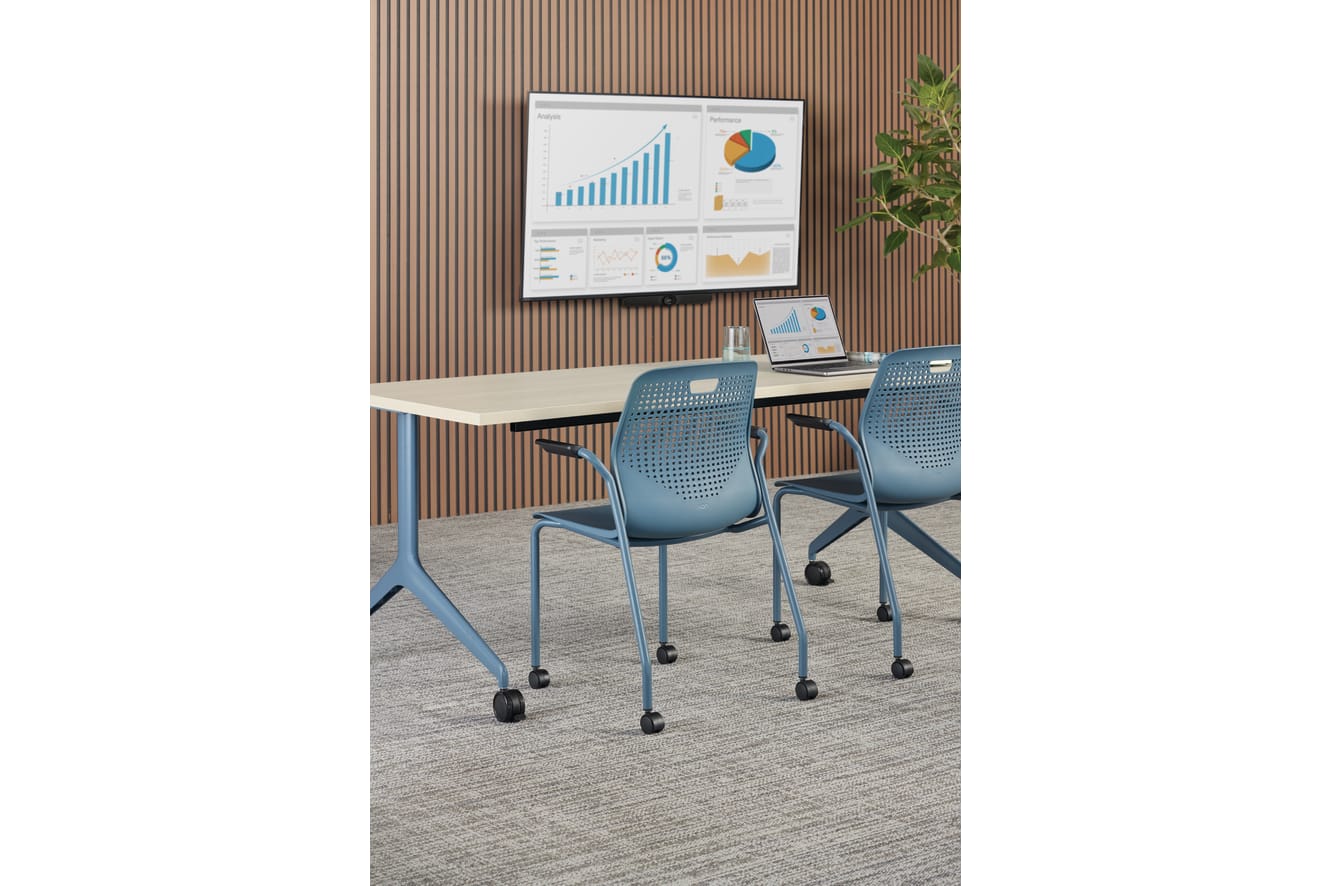 Etch Chairs with Motivate Tables