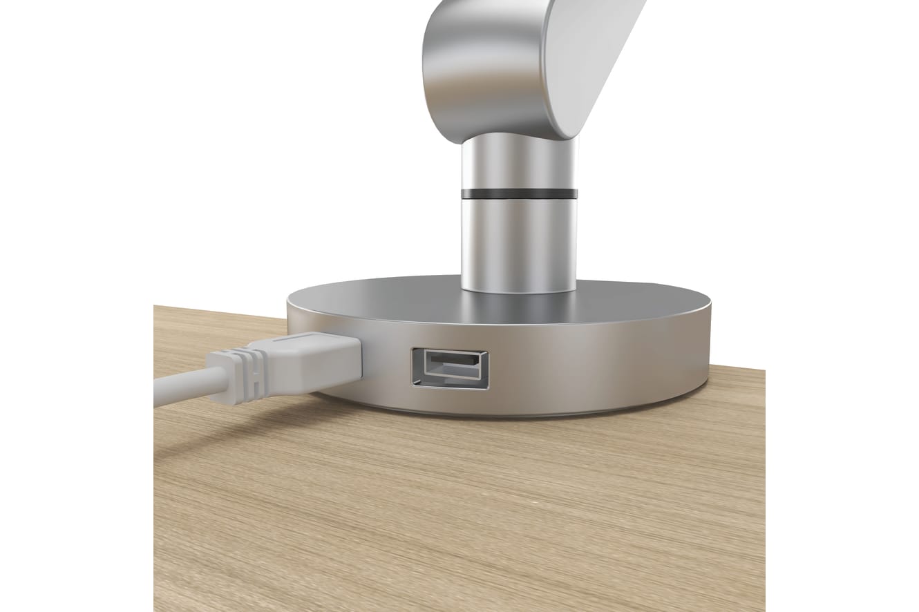 Single monitor arm base