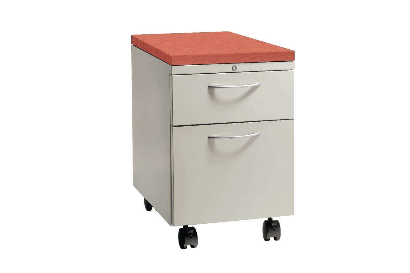 Flagship Mobile Pedestal with Topper Seat Cushion