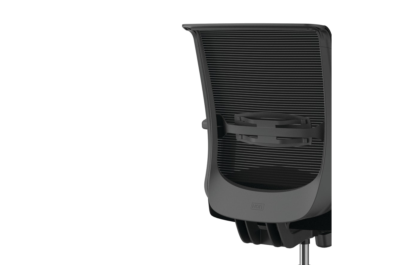 Convergence chair in Black with Black frame