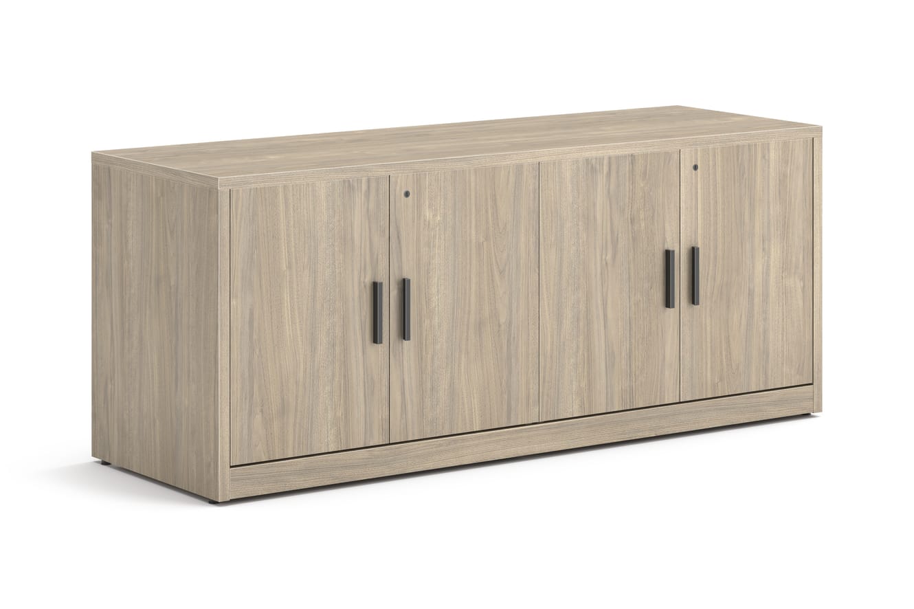 10500 Series credenza with two storage cabinets