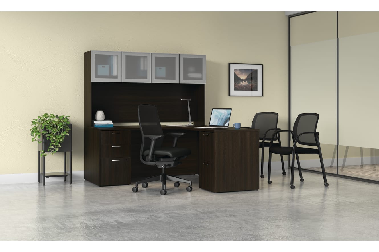 Mod desk with Nucleus task seating and Ignition guest seating.
