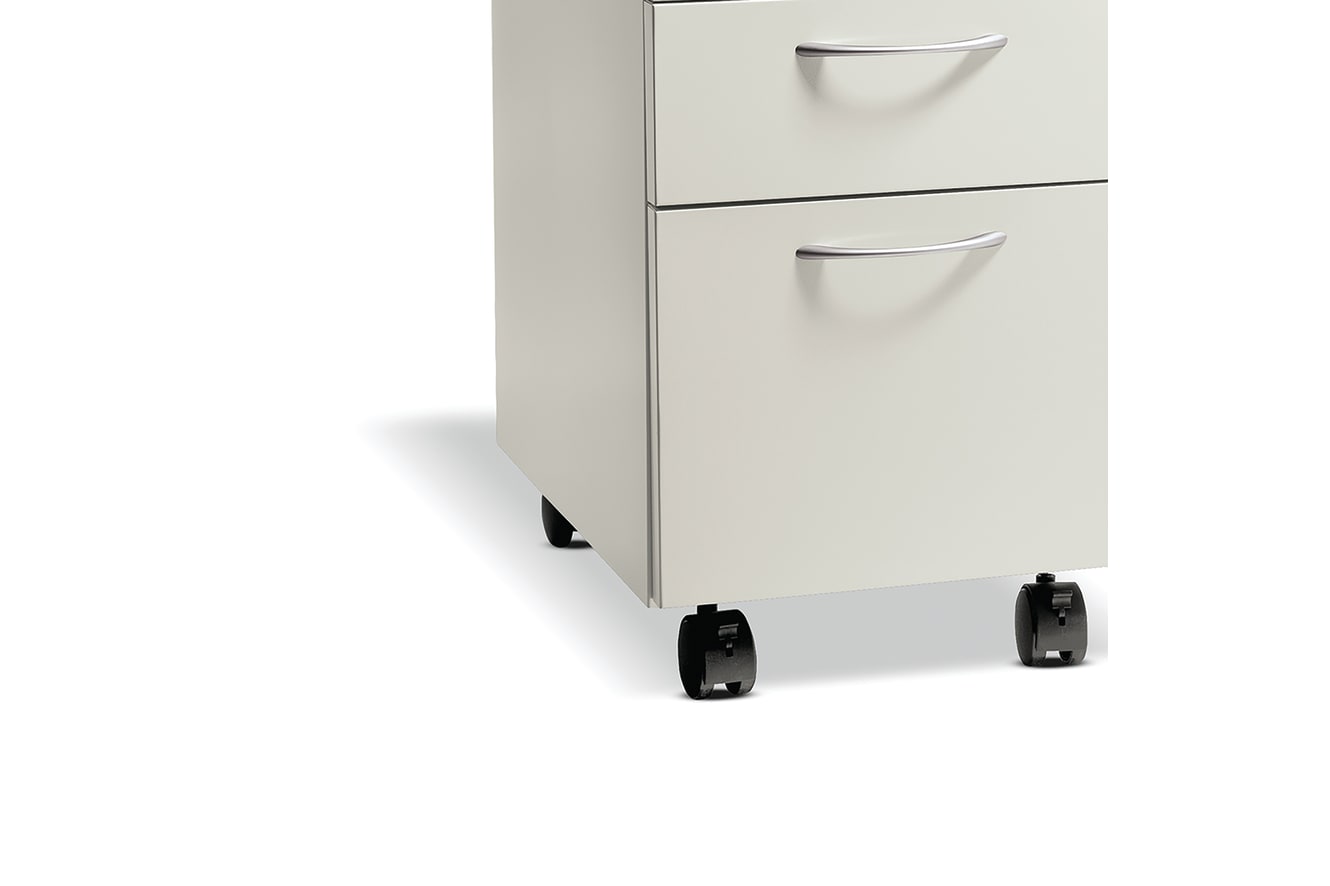 Flagship mobile pedestal in Designer White