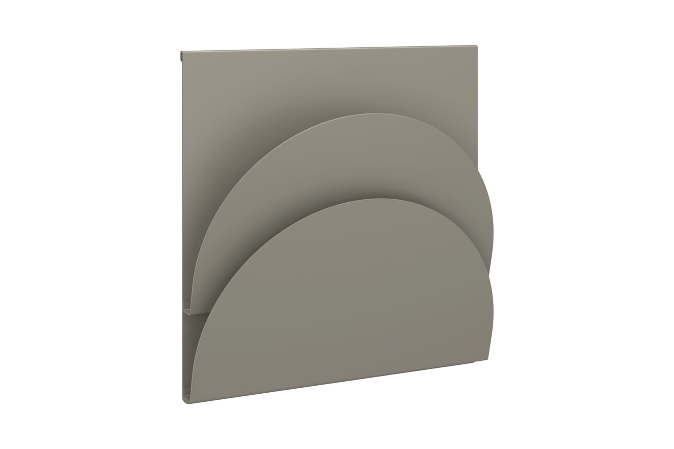 Gallery Panel Double Rail-Mounted Angle File