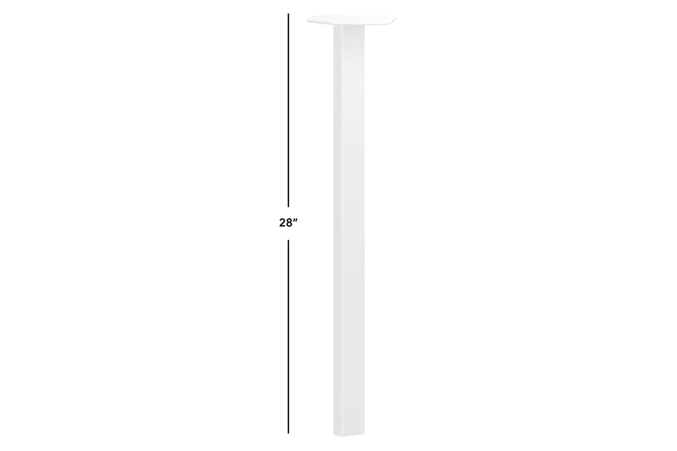 Coze post legs in Designer White