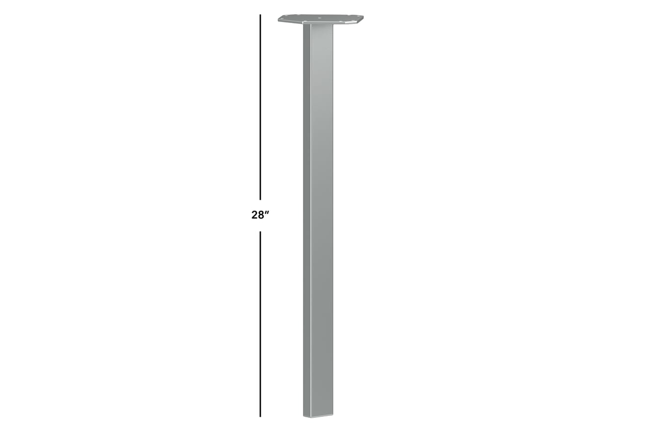 Coze post leg in PR6 Silver