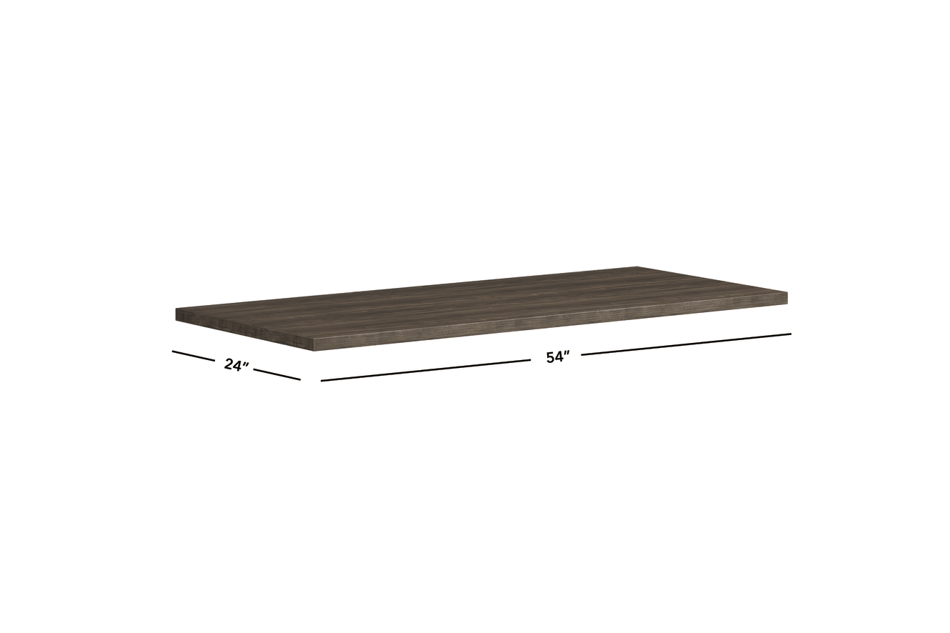 Coze worksurface in Florence Walnut