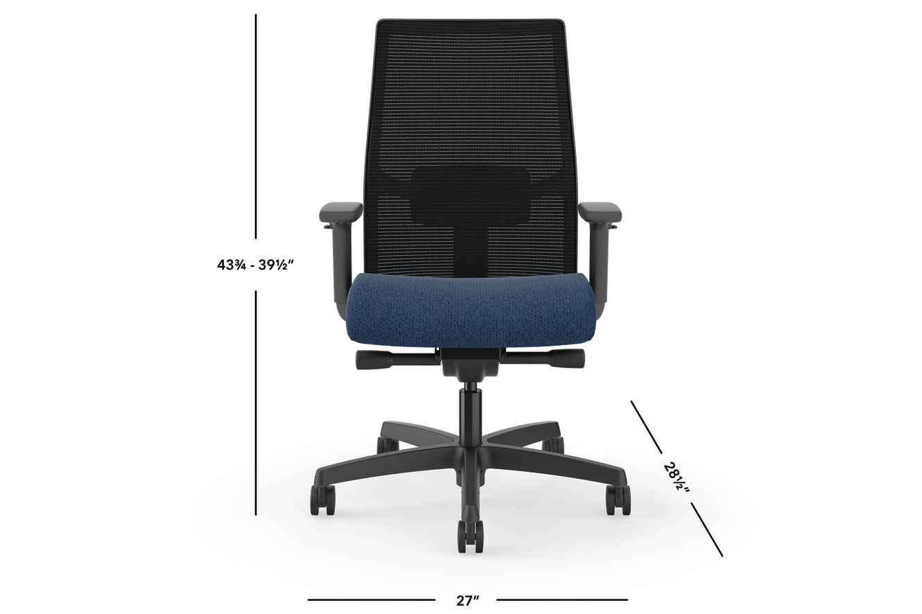 Ignition task chair in Navy with Navy mesh and frame