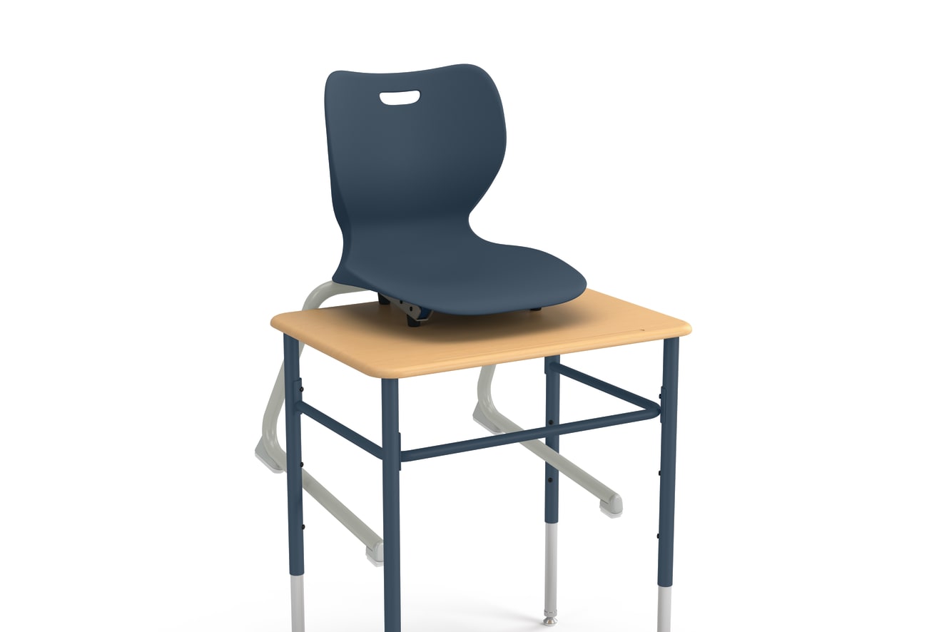 SmartLink Base Chair, Field Trip laminate table.